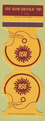 Matchbook Cover - Arizona State Sun Devils Football 1979 Max's Glendale AZ