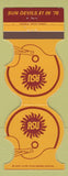 Matchbook Cover - Arizona State Sun Devils Football 1976 Joe Hunt's Restaurant