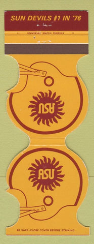 Matchbook Cover - Arizona State Sun Devils Football 1976 Joe Hunt's Restaurant