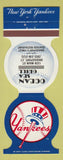 Matchbook Cover - New York Yankees Baseball 1982 Ocean Sea Grill Bridgeport CT