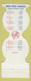 Matchbook Cover - New York Yankees Baseball 1982 Ocean Sea Grill Bridgeport CT