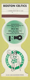 Matchbook Cover - Boston Celtics Basketball 1981-82 Omni Services Worcester MA