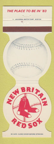 Matchbook Cover - New Britain Red Sox 1983 baseball