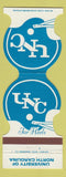 Matchbook Cover - North Carolina Tar Heels Football 1980 Bank Chapel Hill NC