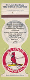 Matchbook Cover - St Louis Cardinals Baseball 1983 RMS Match Club