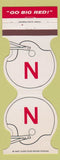 Matchbook Cover - Nebraska Cornhuskers Football 1984 Bank La Vista NE