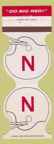 Matchbook Cover - Nebraska Cornhuskers Football 1984 Bank La Vista NE