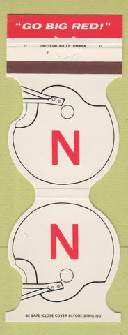 Matchbook Cover - Nebraska Cornhuskers Football 1982 Bank York NE
