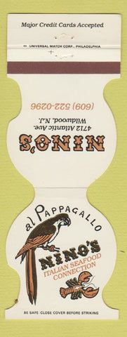 Matchbook Cover - Al Pappagallo Nino's Wildwood NJ Italian
