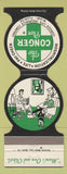 Matchbook Cover - The Conger Plan Insurance Miami FL