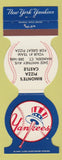 Matchbook Cover - New York Yankees 1981 Bimonte's Pizza Hamden CT
