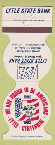 Matchbook Cover - Lytle State Bank Devine San Antonio TX 1982