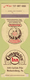 Matchbook Cover - Crossgates Inn Mechanicsburg PA WEAR