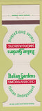 Matchbook Cover - Italian Gardens Smorgasbord Mentor OH