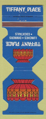 Matchbook Cover - Tiffany Place Restaurant Pittsburgh PA WEAR