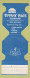 Matchbook Cover - Tiffany Place Restaurant Pittsburgh PA WEAR