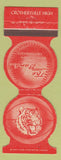 Matchbook Cover - The Bank Crothersville Brownstown IN Tigers
