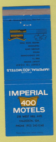 Matchbook Cover - Imperial 400 Motel Valdosta GA