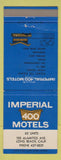 Matchbook Cover - Imperial 400 Motel Long Beach CA