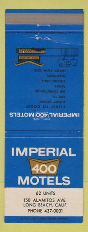 Matchbook Cover - Imperial 400 Motel Long Beach CA