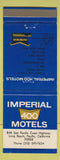 Matchbook Cover - Imperial 400 Motel Long Beach Pacific CA