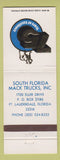 Matchbook Cover - Mack Trucks 75th Fort Lauderdale FL WEAR