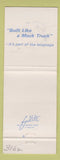 Matchbook Cover - Mack Trucks 75th Fort Lauderdale FL WEAR