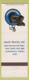 Matchbook Cover - Mack Trucks 75th Jacksonville FL