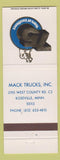 Matchbook Cover - Mack Trucks 75th Roseville MN