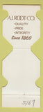 Matchbook Cover - Root Amos & Metzgar Apiaries Ceresco MI
