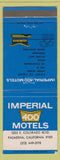 Matchbook Cover - Imperial 400 Motel Pasadena CA