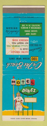 Matchbook Cover - Motel Dunes Lincoln City OR WEAR