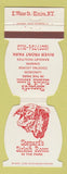 Matchbook Cover - Shepard's Sirloin Room Elmira NY