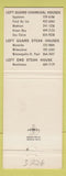 Matchbook Cover - Fuzzy Thurston's Manitowoc Menasha Milwaukee WI football