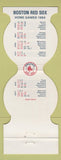 Matchbook Cover - Boston Red Sox Baseball 1984 Copperfields Boston MA