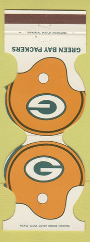 Matchbook Cover - Green Bay Packers Football 1977 Bank Park Falls WI