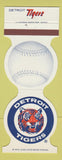 Matchbook Cover - Detroit Tigers Baseball