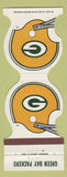 Matchbook Cover - Green Bay Packers Football 1985 Wendlandt Roofing Appleton WI
