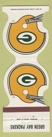 Matchbook Cover - Green Bay Packers Football 1985 Wendlandt Roofing Appleton WI