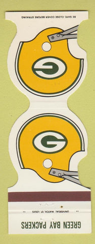 Matchbook Cover Green Bay Packers Football 1980 Trane Credit Union La Crosse WI