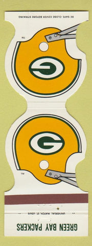 Matchbook Cover - Green Bay Packers Football 1986 Hilton Troy MI