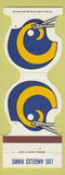 Matchbook Cover - Los Angeles Rams Football 1985