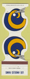 Matchbook Cover - Los Angeles Rams Football 1983
