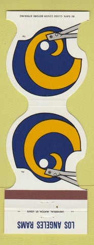 Matchbook Cover - Los Angeles Rams Football 1983