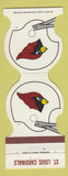 Matchbook Cover - St Louis Cardinals Football 1985 Steel Supply