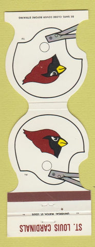 Matchbook Cover - St Louis Cardinals Football 1985 Steel Supply