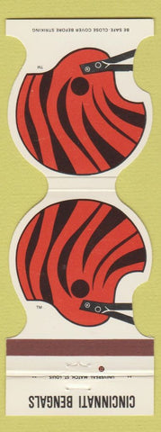 Matchbook Cover - Cincinnati Bengals Football 1985 Overnite Trucking