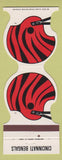 Matchbook Cover - Cincinnati Bengals Football 1982 Lighthouse Norwalk CT