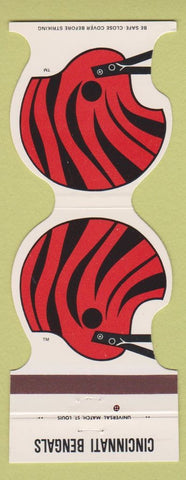 Matchbook Cover - Cincinnati Bengals Football 1982 Lighthouse Norwalk CT
