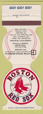 Matchbook Cover - Boston Red Sox Baseball 1981 Litton Office Products Boston MA